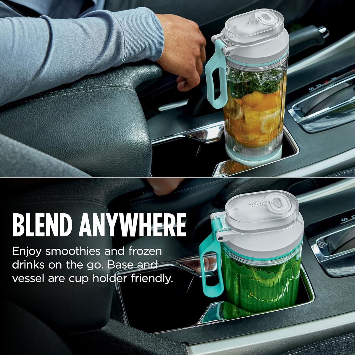 Ninja Blast Max Portable Blender Twist & Go 22oz Cream BC251IV