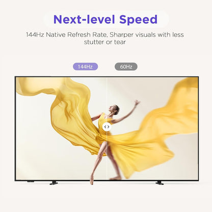iFFALCON 55-Inch Class QLED 4K 144Hz F75 Smart TV, Ultra-Slim 1.1'' Floating Picture Frame TV 55F75