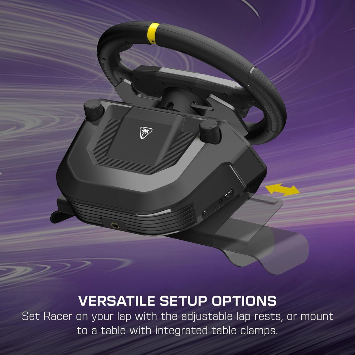 Turtle Beach Racer Wireless Racing Wheel System for Xbox Series X|S & Xbox One and Win PCs TBR-2102-05