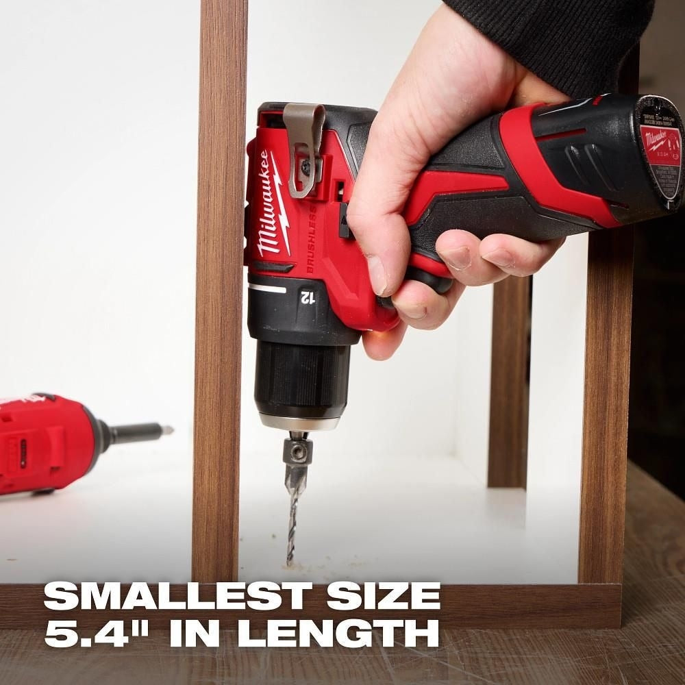Milwaukee 3401-20 M12 Subcompact Brushless 3/8″ Drill/Driver