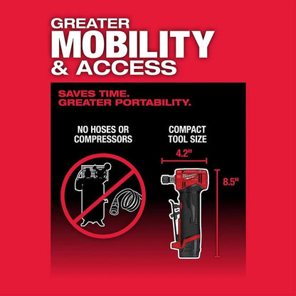 Milwaukee M12 FUEL 12V Lithium-Ion Brushless Cordless 1/4 in. Right Angle Die Grinder (Tool-Only)