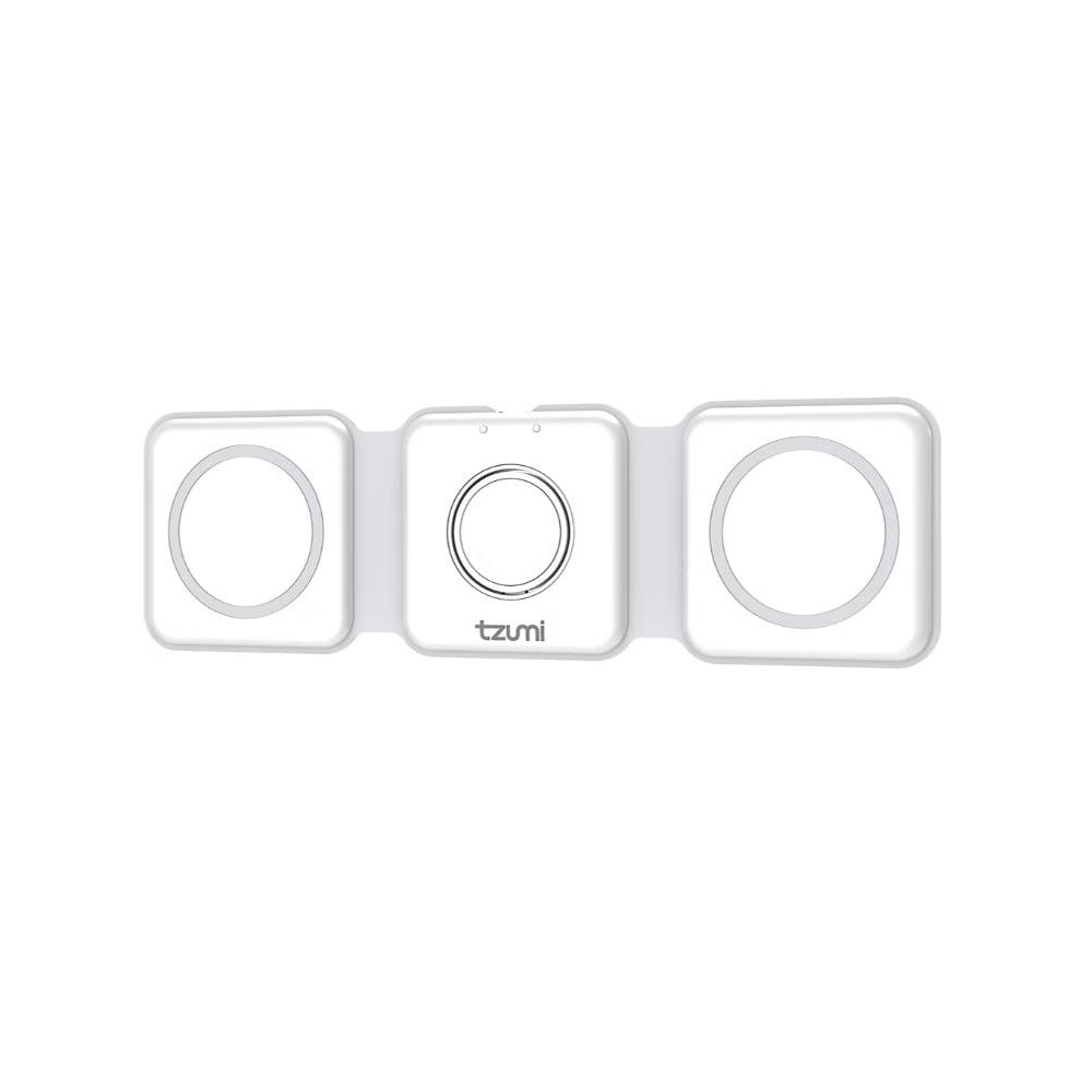 Tzumi 3-in-1 Charge Station | Universal Device Docking Hub, Fast charging capability, Compact size: Lightweight and portable