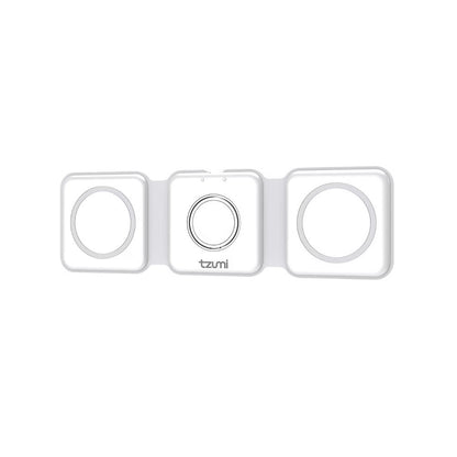 Tzumi 3-in-1 Charge Station | Universal Device Docking Hub, Fast charging capability, Compact size: Lightweight and portable