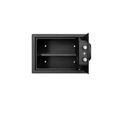 Fortress Medium Personal Pry Resistant Solid Steel Safe with Electronic Lock, Interior LED light, Backup key - 44E20