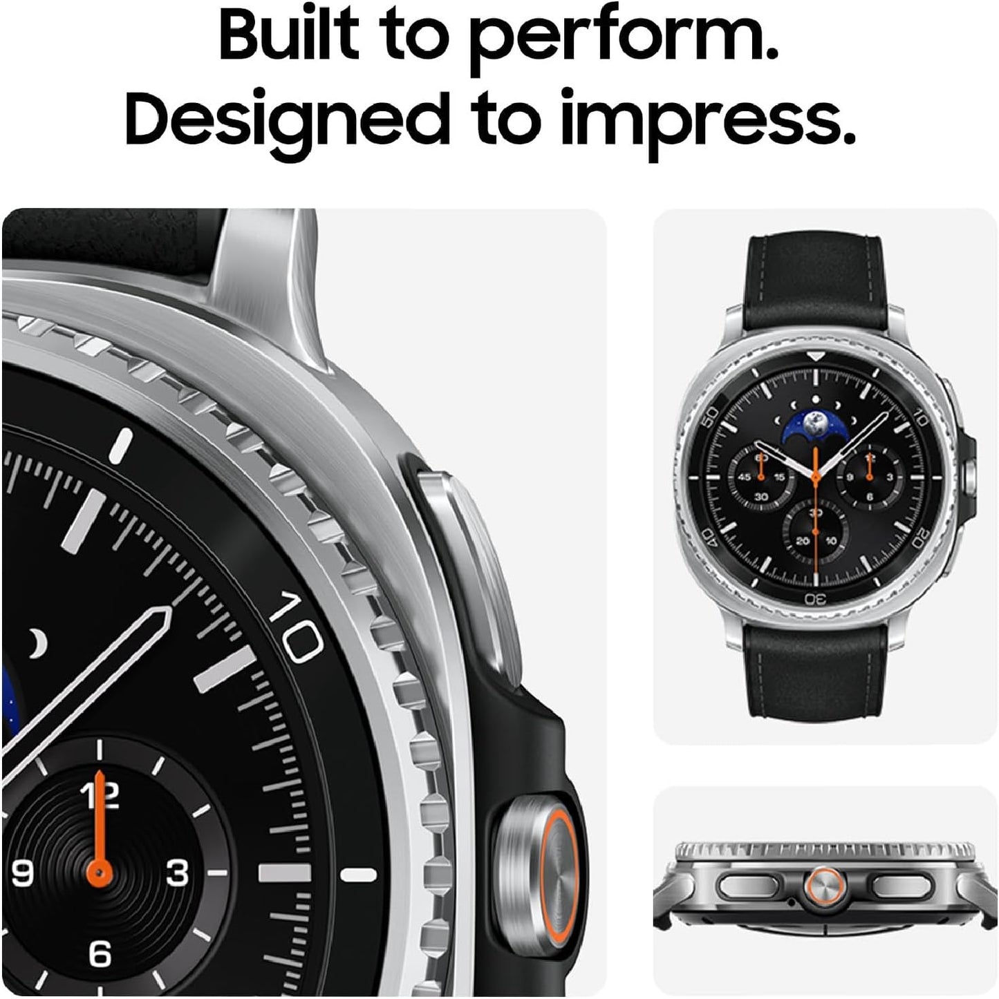 Samsung Galaxy Watch8 Classic Stainless Steel Smartwatch 46mm BT - White - (2025) SM-L500NZWAXAA