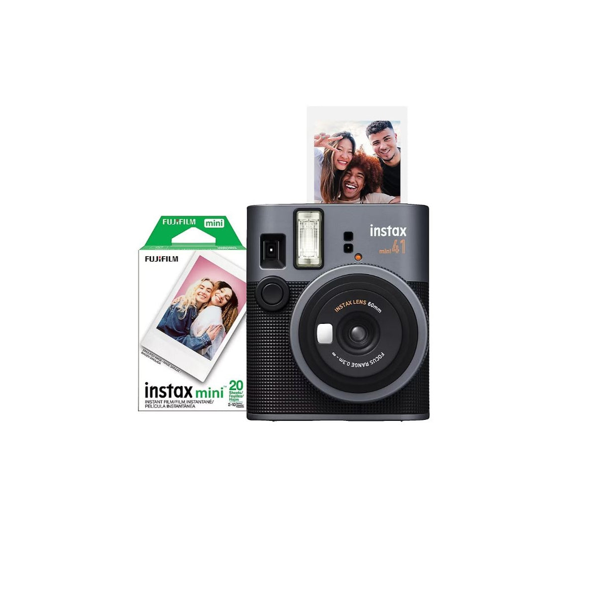 Fujifilm Instax Mini 41 Vintage Camera with Bonus Film, 20 Sheets 600024484
