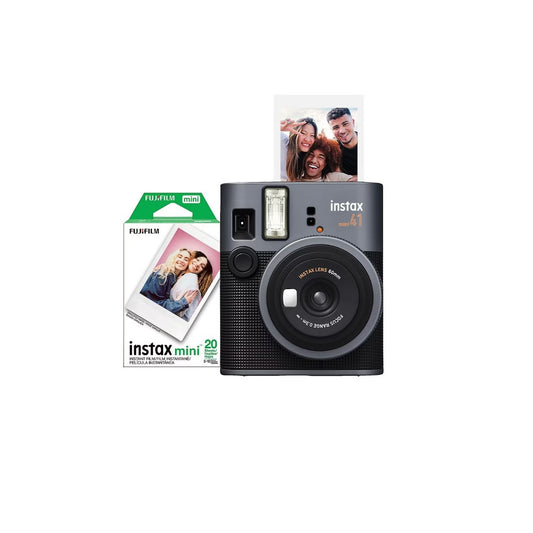 Fujifilm Instax Mini 41 Vintage Camera with Bonus Film, 20 Sheets 600024484
