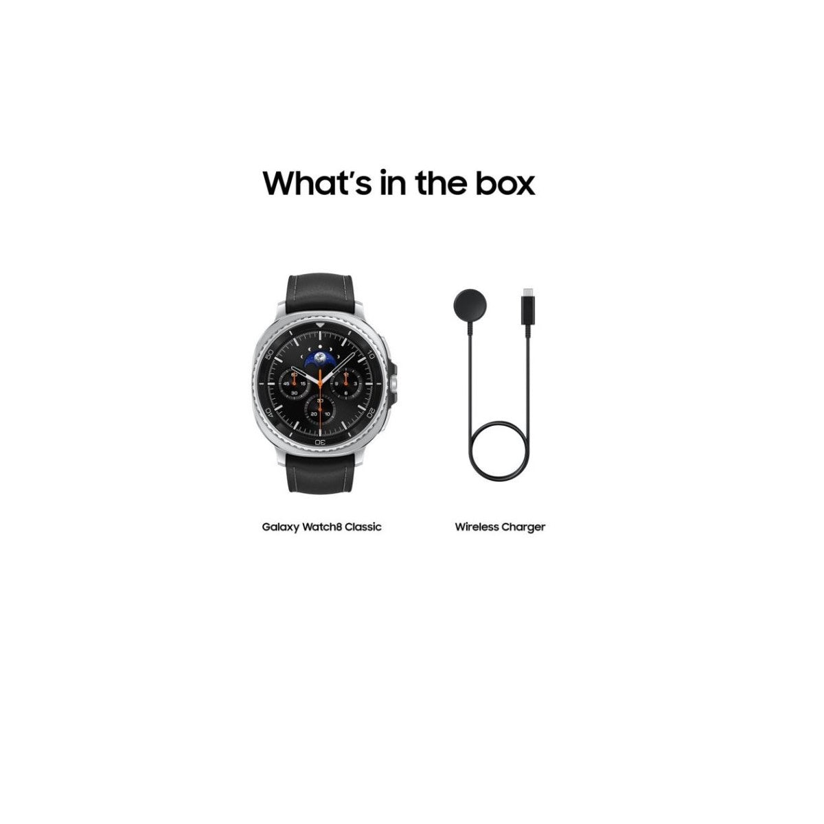Samsung Galaxy Watch 8 46mm Classic Stainless Steel Smartwatch LTE Black (2025)
