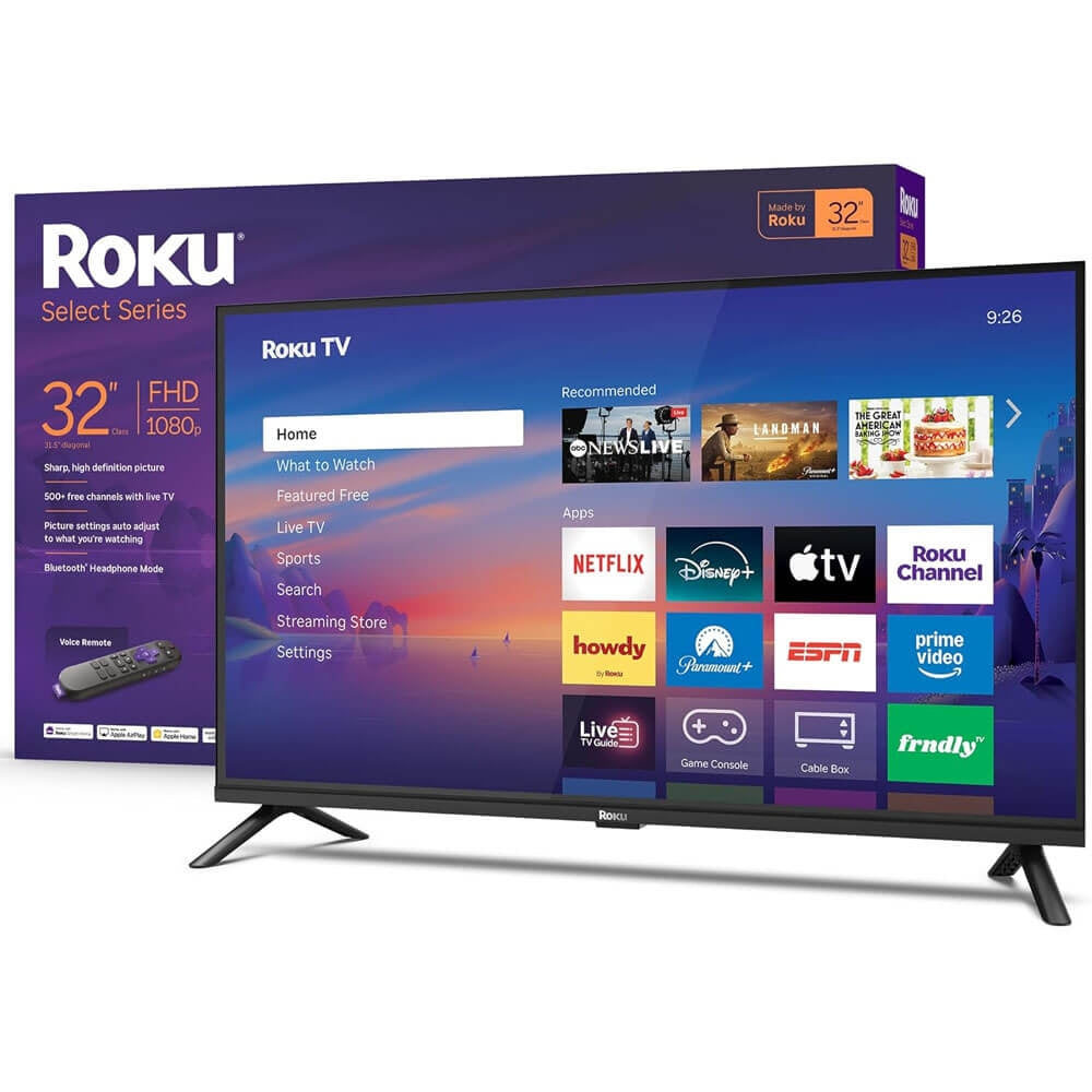 Roku - 32" Class Select Series Full HD (1080p) LED Smart RokuTV (2026) 32R3E5