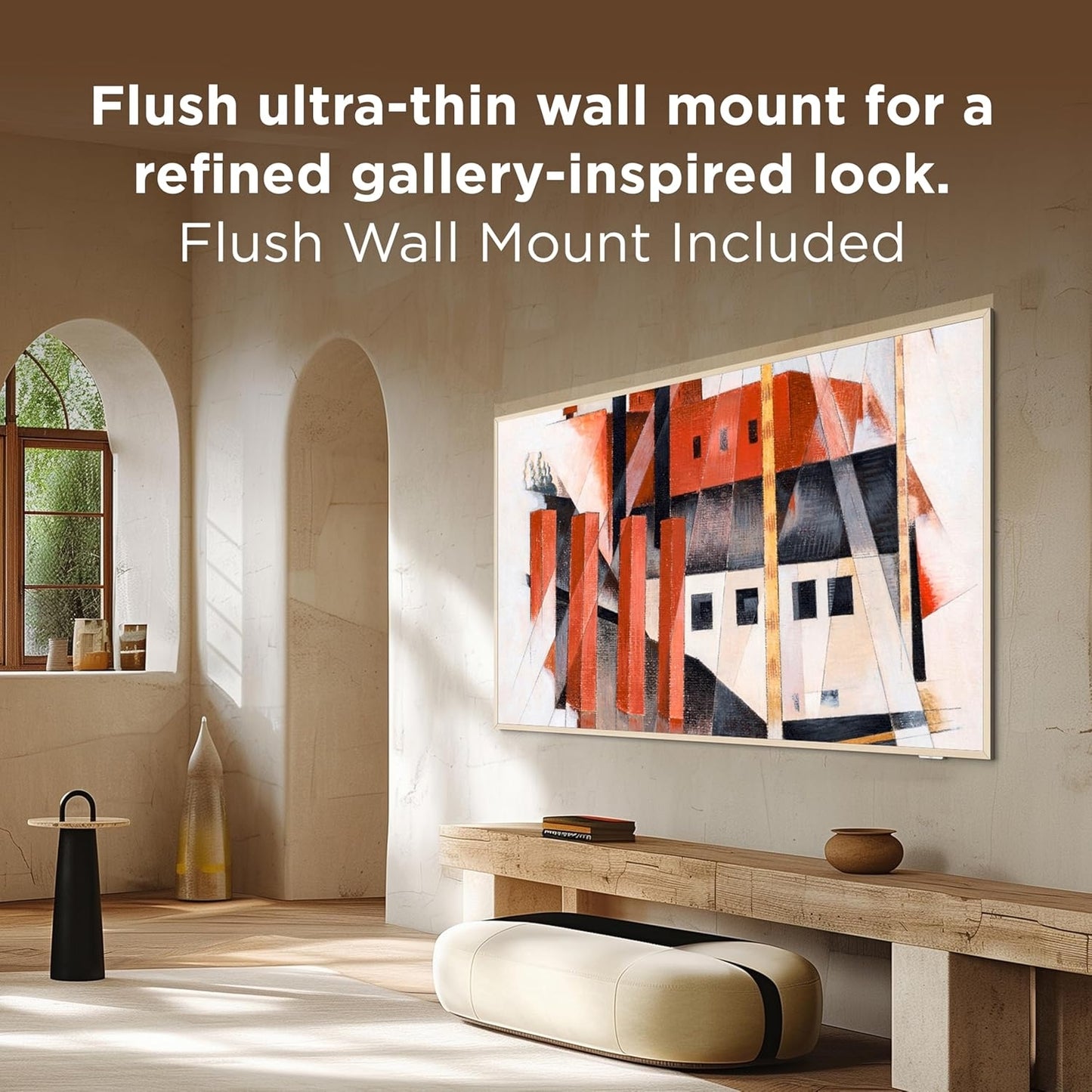 TCL - 75" Class A300W NXTVISION Series 4K QLED Art TV with Magnetic Frame 75A300W