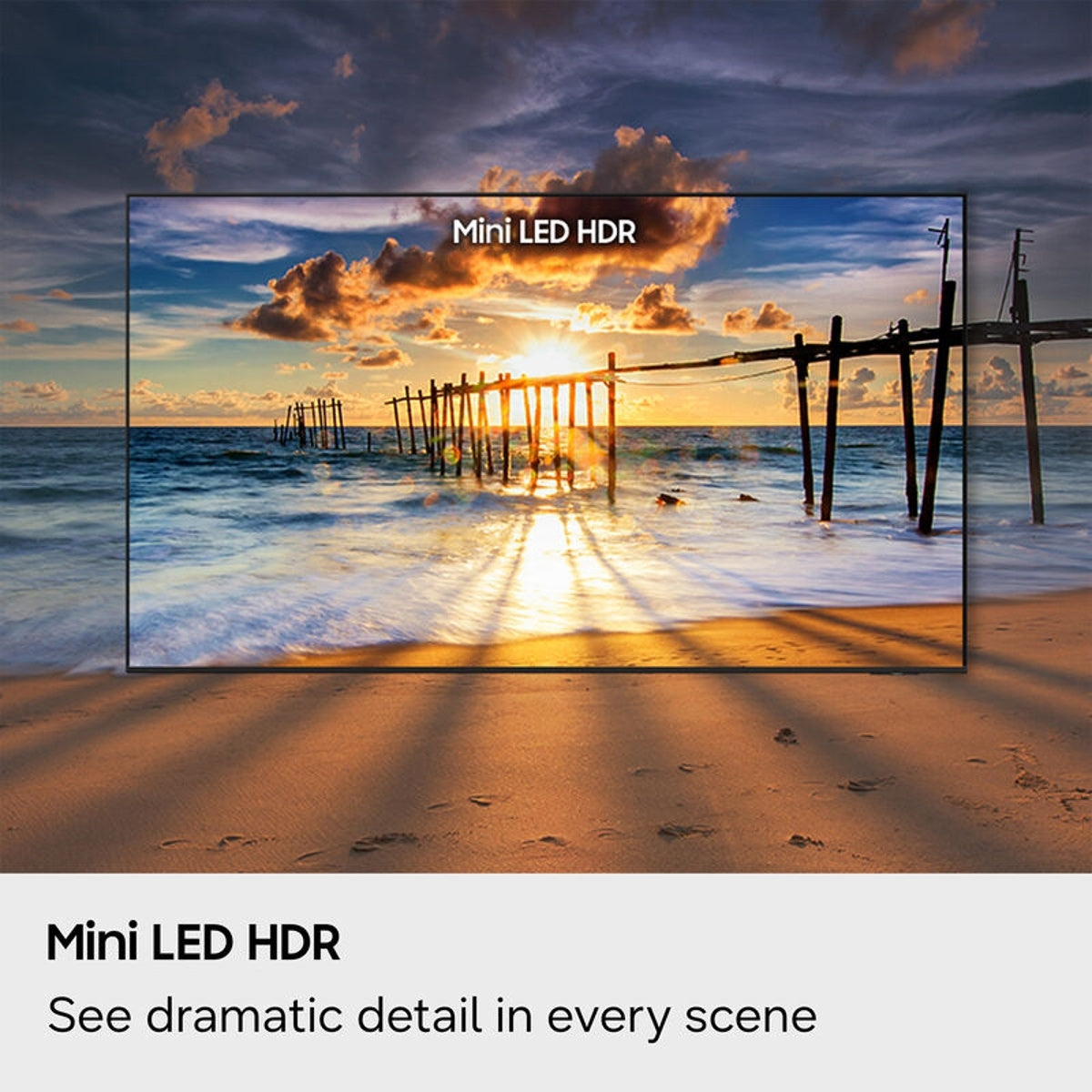Samsung - 43" Class M70H Mini LED 4K UHD Smart Tizen TV UN43M70HDFXZA