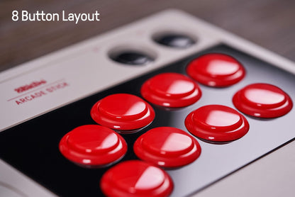 8Bitdo Arcade Stick for Switch & Windows, Arcade Fight Stick Support Wireless Bluetooth