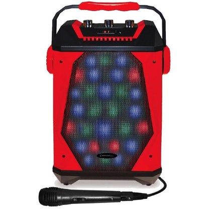 Technical Pro Rechargeable Bluetooth LED Panel Speaker with Wired Mic WASP460