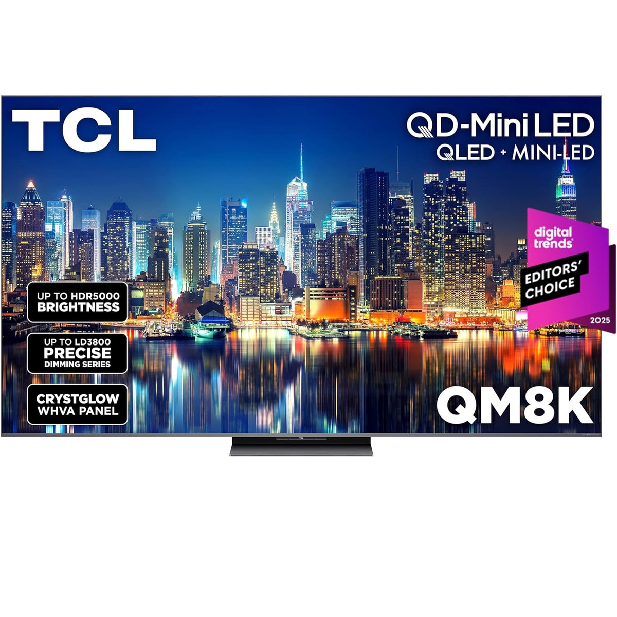 TCL - 65" Class QM8K Series 4K UHD QD-Mini LED Smart TV with Google TV (2025) 65QM8K