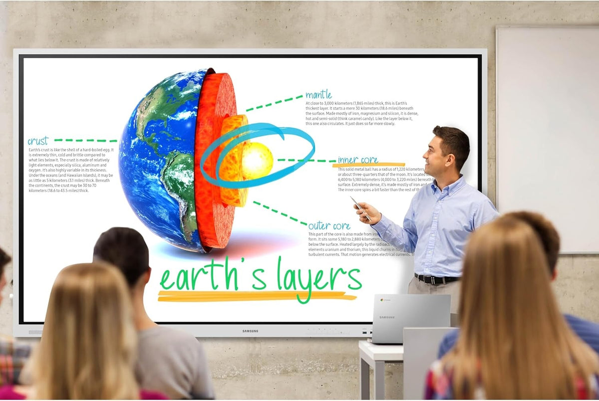 Samsung WM85B Flip Pro 85" 4K Interactive Touchscreen LED Display