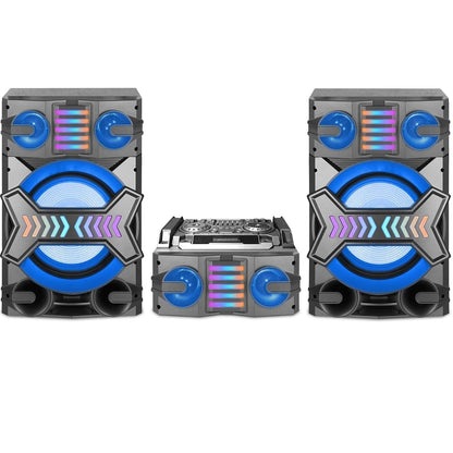 Technical Pro MS1200BT Bluetooth 12" Woofers Shelf Loudspeaker System w/Mic