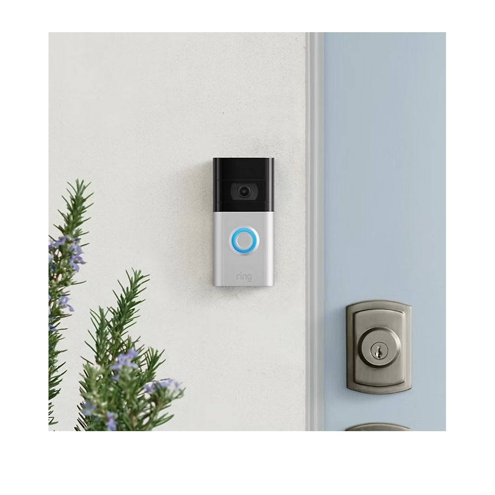 Ring Video Doorbell 3 with Indoor Camera Bundle, Dual band Wi-Fi, 1080p HD video