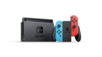 Nintendo Switch with Neon Blue and Neon Red Joy-Con HAC-001