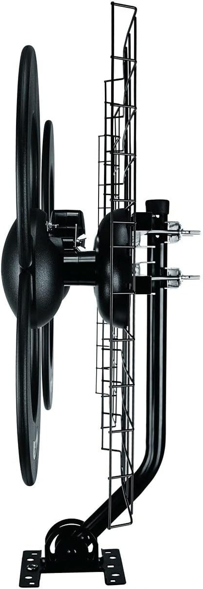 ClearStream 4 UHF Indoor Outdoor TV Antenna, 70+ Mile Range, 4K 8K UHD w/20-inch Mast, Reflectors