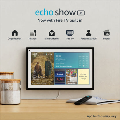 Amazon Show 15 inch Smart Display with Alexa and Fire TV B0BHZX3TYV