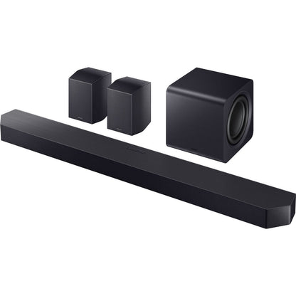 SAMSUNG Q-Series Soundbar 11.1.4 ch w/ Subwoofer and Rear Speaker - Graphite Black HW-Q990F/ZA