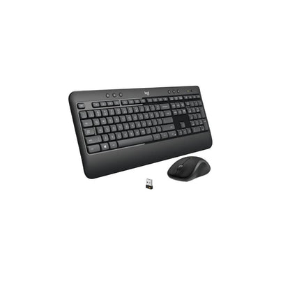 Logitech MK540 Full-size Advanced Wireless Membrane Keyboard/Mouse for PC Black
