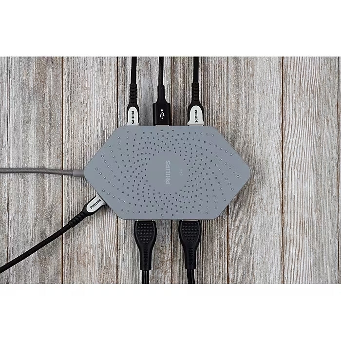 Philips Elite Plus USB-C Docking Station with Qi Charging DLK9121C/27