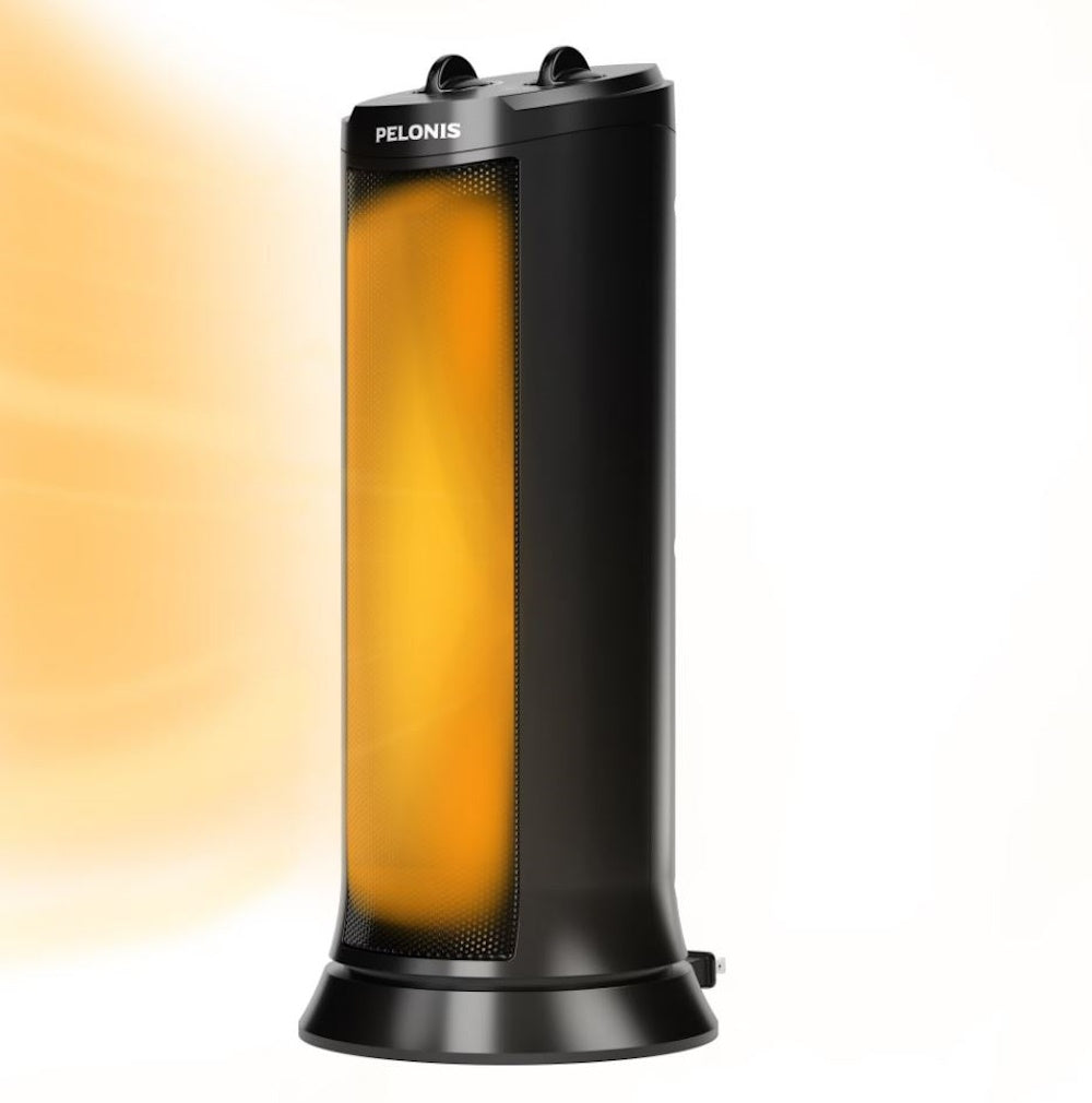Pelonis 17" 1500W Ceramic Tower Space Heater Black NTH15-17L