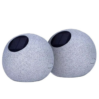 ION Audio Geode Rock Solar Rechargeable Speakers 30W Bluetooth 5.0 iSP170