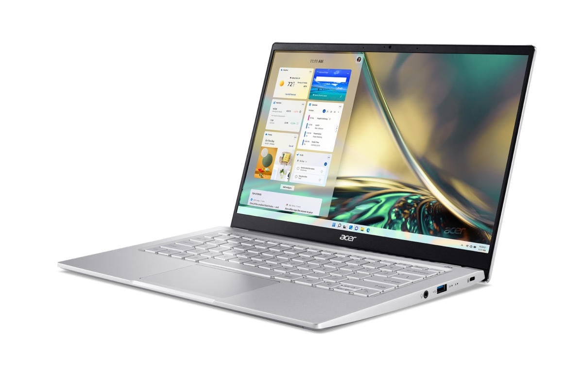 Acer SWIFT 3 14" Notebook SF314-512-518J Core i5-1240P 512GB/ 16GB 14″ (1920×1080) Win11 Pure Silver NX.K0FAA.005