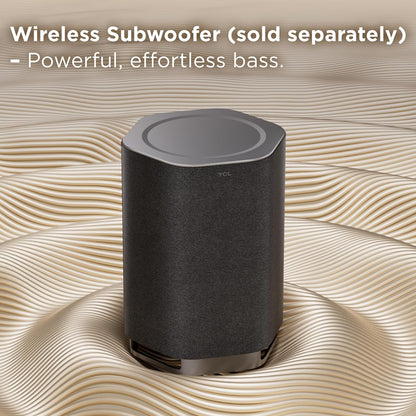 TCL Z100 Wireless Home Theater Speaker with Dolby Atmos FlexConnect Technology Black