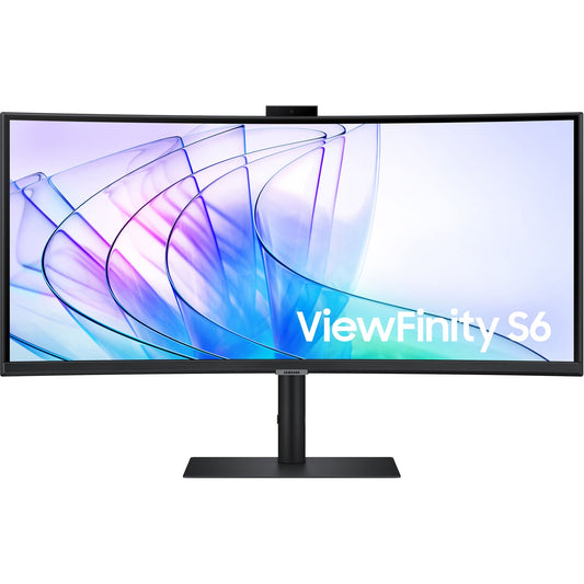 Samsung ViewFinity S65VC 34" 1440p HDR 100Hz Curved Ultrawide Monitor with Webcam LS34C650VANXGO