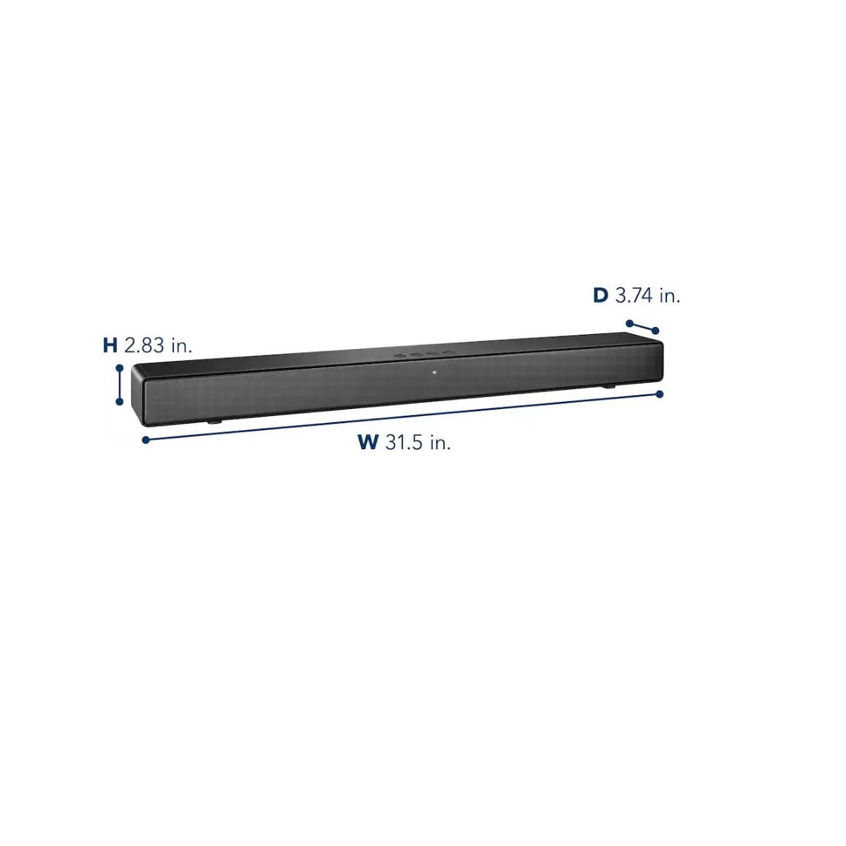 Insignia - 2.0 Channel Soundbar 32", Bluetooth - Black NS-SB20