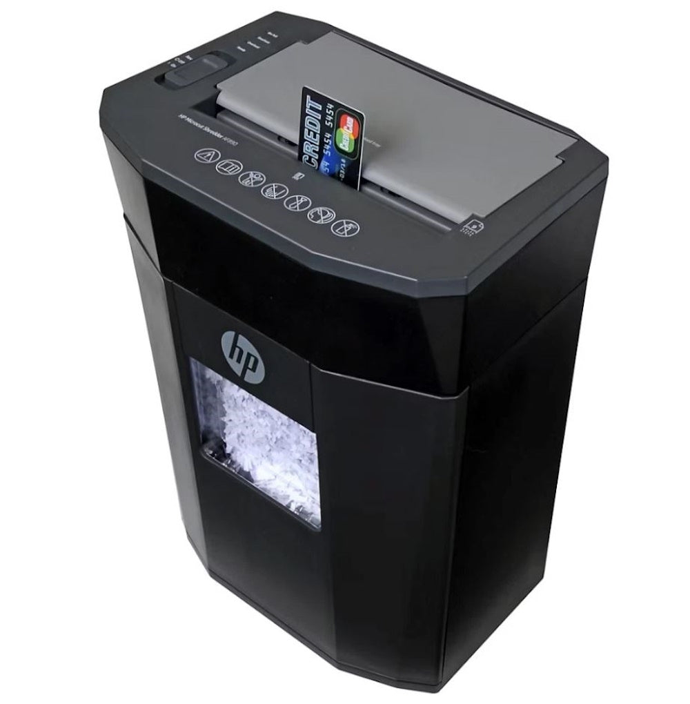 HP AF890 80 Sheet Autofeed Microcut Shredder Black