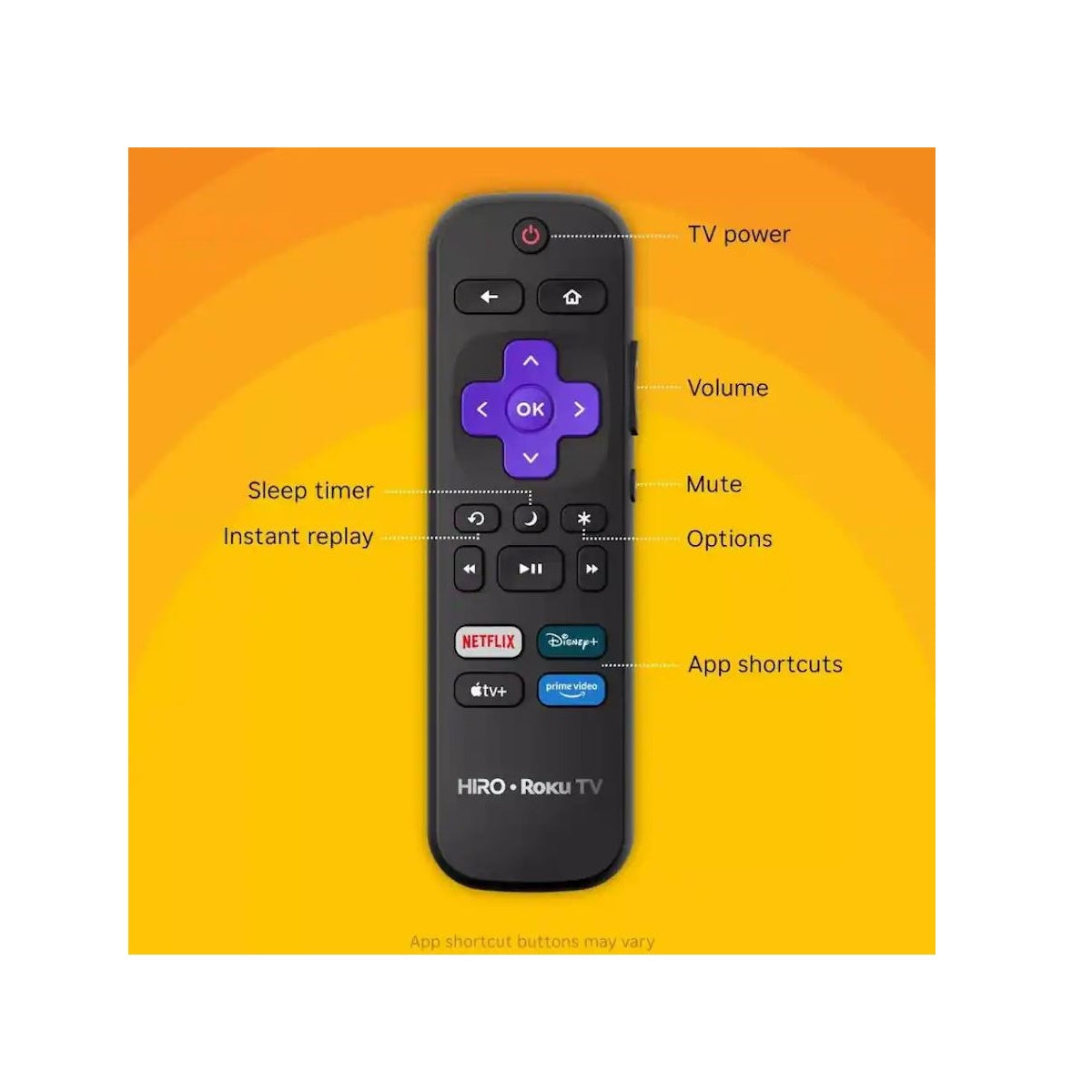 Hiro TV 40" 1080p Full HD Smart Roku TV with Dolby Audio for Streaming H40C3D4