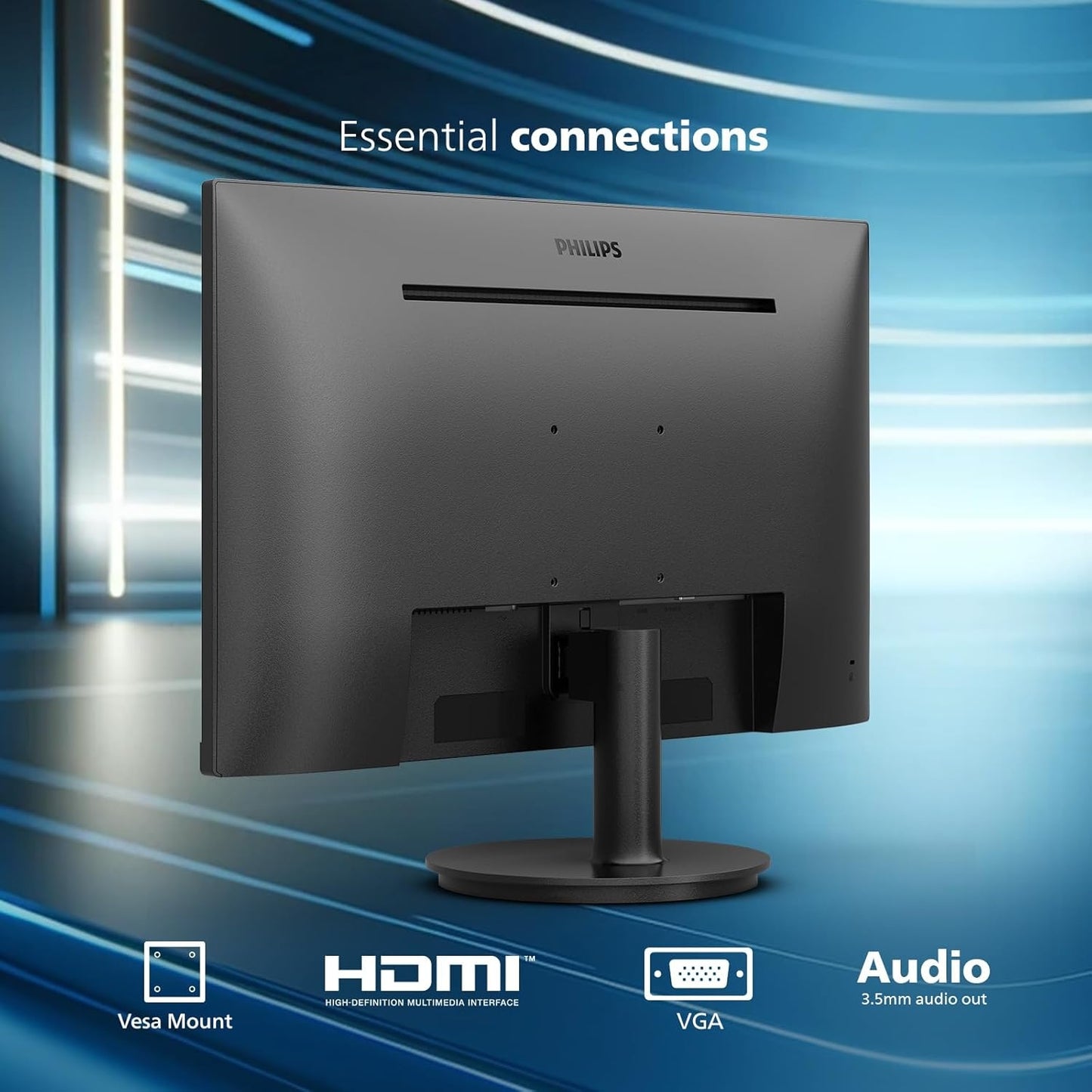 Philips 24 Inch Computer Monitor FHD 100Hz 1920×1080, 4ms, HDMI 1.4, 241V8LB