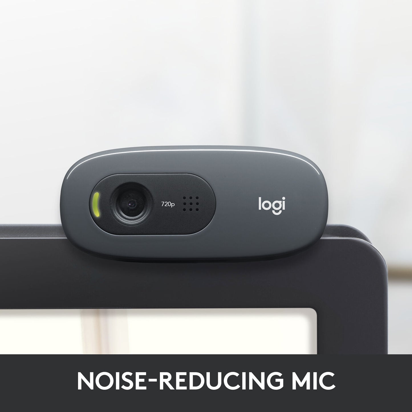 Logitech C270 720p Webcam Plug-and-Play Wide Screen Video Calling - Black 960-000694