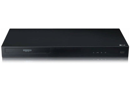 LG UBK80 4K Ultra-HD Blu-ray Player with HDR Compatibility Black Ethernet