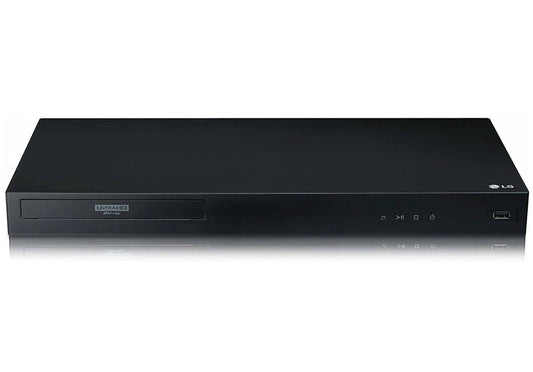 LG UBK80 4K Ultra-HD Blu-ray Player with HDR Compatibility Black Ethernet