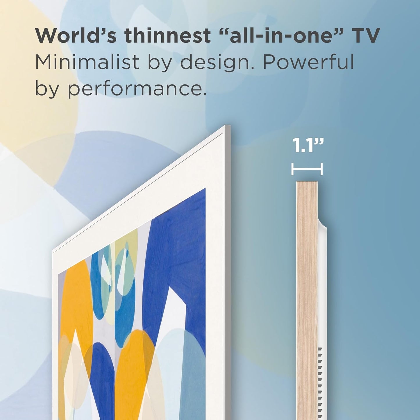 TCL - 85" Class 85A300W NXTVISION Series 4K QLED Art TV with Magnetic Frame, Ultra Matte Screen and Flush Wall Mount