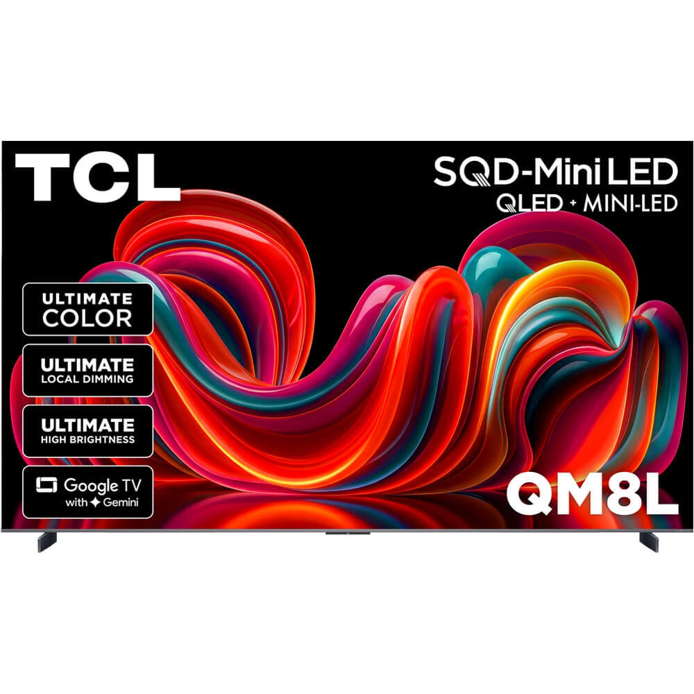 TCL 98 inch Class QM8L Series 4K SQD-Mini LED Smart Google TV 98QM8L