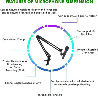 Technical Pro Microphone Suspension Crane Arm