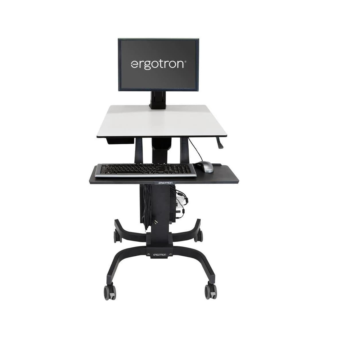 Ergotron WorkFit-C Single LD Sit-Stand Workstation Black 24-215-085
