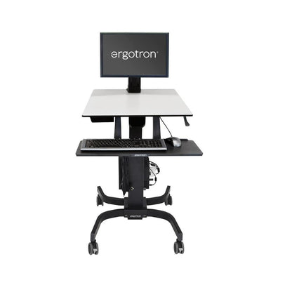 Ergotron WorkFit-C Single LD Sit-Stand Workstation Black 24-215-085