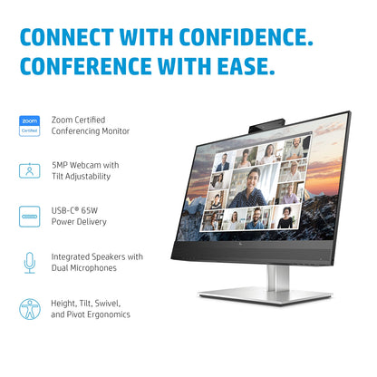 HP E24m 23.8" 16:9 1920 x 1080 5ms 75Hz IPS Monitor with USB Type-C Docking 40Z32AA