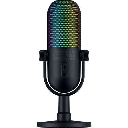 Razer - Seiren V3 Chroma Condenser USB Microphone - Black RZ19-05060100-R3U1