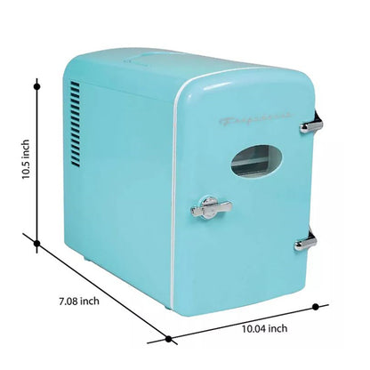 Frigidaire Retro 9-Can or 4-liter Portable Mini Fridge EFMIS197-BLUE