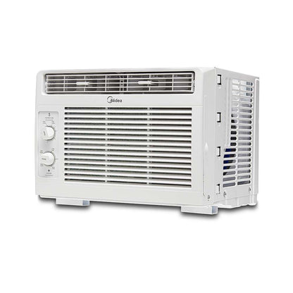 Midea 5,000 BTU DOE Window Air Conditioner, for spaces up to 150 sq. ft., Multiple Cooling Options: 2 Cooling modes - MAW05M1WWT