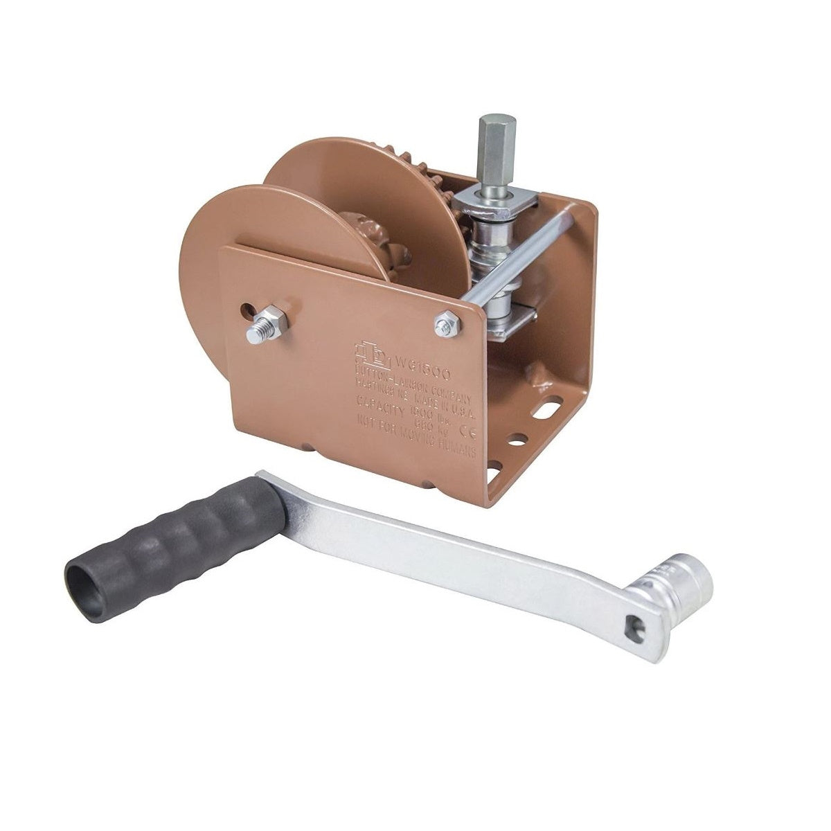 Dutton-Lainson Company WG1500HD 1500 lbs Worm Gear Winch with Hex Drive