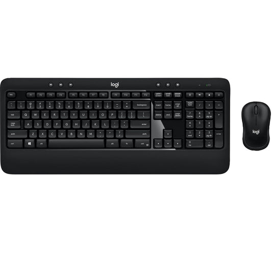 Logitech MK540 Full-size Advanced Wireless Membrane Keyboard/Mouse for PC Black